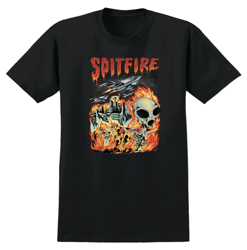 SF PRINT INVASION TEE BLACK
