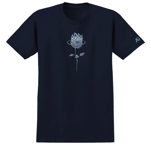 SF APRIL BIGHEAD ROSE TEE NAVY